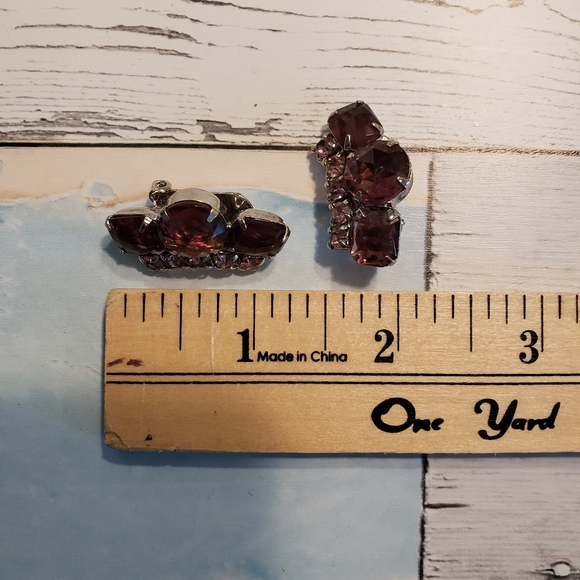 Vintage Rhinestone Earring Prong Set - Picture 5 of 5